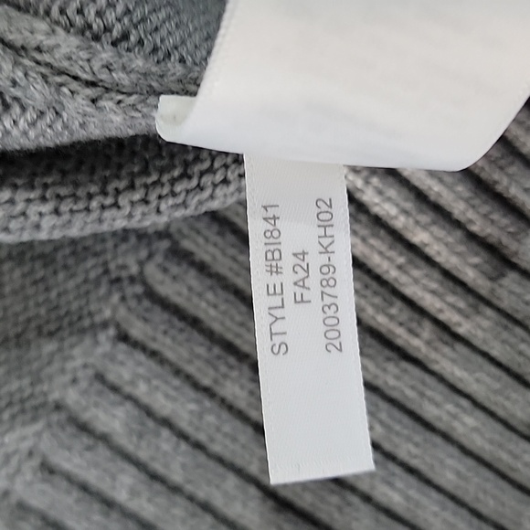 J. Crew Heritage cotton crewneck sweater in Heather steel gray Men's Large NWT - Picture 10 of 11